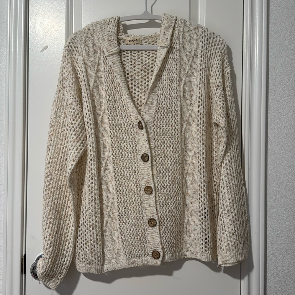 Knit cardigan